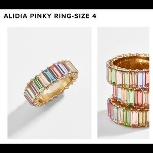 BaubleBar Alida Ring Size 4 Pastel